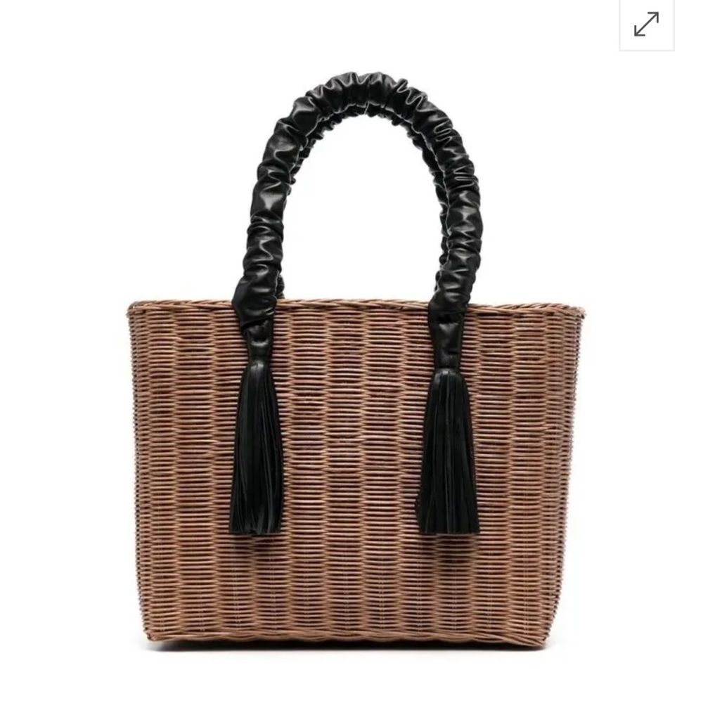 woven raffia tote bag from DOROTHEE SCHUMACHER